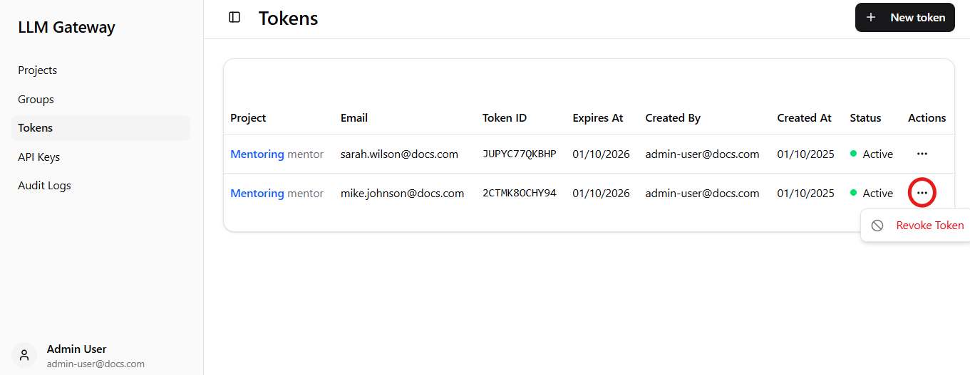 Tokens Overview