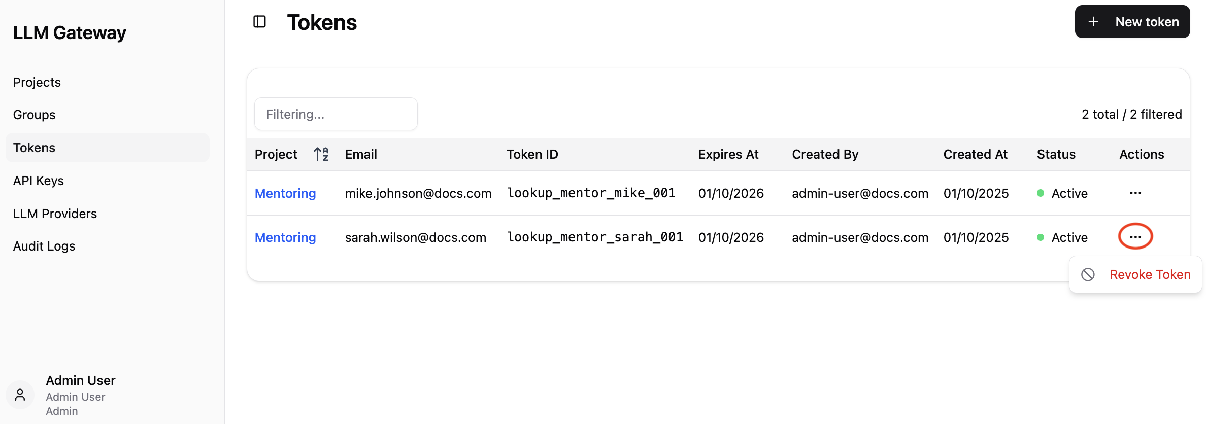 Tokens Overview